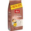 Melitta - Chicchi di caffè interi BellaCrema La Crema, 100% arabica, tostatura media, intensità 3