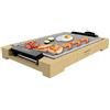 Cecotec Piastra-Grill Elettrica Tasty&Grill 2000. 2000 W, Struttura bambù, Termostato regolabile, Piastra antiaderente, Rivestimento in Alluminio fuso, Lavabile in lavastoviglie