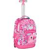 Mitama Trolley Run Extra CUTIECAT, 33 Lt, Doppio Scomparto, Rosa, Tasche multi funzione, bambina, Scuola elementare e media, Tempo libero e viaggi
