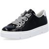 Rieker Donna Scarpe Stringate N59A2, Signora Scarpe Sportive Allacciate,Soletta Removibile,Sportivo,Sneaker,Nero (Schwarz / 00),40 EU / 6.5 UK