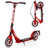 Hurtle Scooter - Scooter per adolescenti - Monopattino a 2 ruote con manubrio regolabile a T - Monopattino pieghevole per adulti con pedana antiscivolo in lega