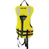 SEAC Hydro Snorkeling Vest Junior-Giubbotto Galleggiante Bambini 100N-Aiuto al Galleggiamento per Snorkeling e Sport Acquatici-Gilet Sicurezza Neoprene Giallo con Fischietto-Certificato EN ISO 12402-4
