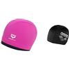 Arena SMARTCAP, Cuffia Donna, Fuchsia, Taglia Unica & Cappello da Bagno Poliestere II, Nuoto Unisex Adulto, Nero, Taglia Unica