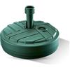 GARDENIX Base per ombrellone, Rotondo, Verde, in plastica, riempibile con Sabbia, Acqua, Ghiaia in Giardino, Spiaggia, terrazzo, portaombrelli, Supporto per ombrellone