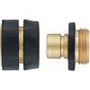 Orbit Brass Hose Shut-off Quick Connect Set 58285