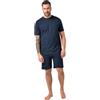 JP 1880 Uomo Pigiama Lungo Blu Scuro 8XL