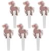 Folat 27513 Decorazione di Compleanno a Cavallo Rosa - Trombette Lingue - Happy Horses - 6 pezzi - Forniture per Feste a Tema Cavallo