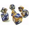Epic Forge -Set di 7 dadi in scatola - Fusione blu scuro e oro