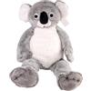 DODO D'AMOUR - Koala di Peluche XXL - Animali - 192910 - Grigio - Giocattolo per Bambini - Regalo - Gigante - Morbido - Rassicurante - Doudou - Decorazione - 100 cm x 50 cm - A Partire da 12 mesi