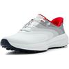 Skechers Scarpe da Golf da Uomo con Lacci Sintetici Go Golf da Uomo, Bianco/Blu Navy/Rosso, 42 EU
