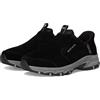 Skechers Scarpe da Ginnastica da Uomo Hillcrest Cedar Root Hands Free Slip-in, Nero, 43 EU