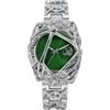 BARAMON Orologi per gli uomini di modo unico orologio al quarzo Hip Hop Rock Punk orologio da polso casual cool orologi da polso in acciaio inossidabile impermeabile orologio da uomo per regalo, Verde