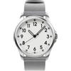 mudita Radiant - Orologio svizzero per uomo e donna, automatico, impermeabile, minimalista, movimento Sellita SW200, impermeabile fino a 10 ATM, bianco naturale / grigio pietra, 32 mm
