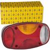 HELLA 2VP 343 640-091 Luce posteriore, Cargoluna, Lampadine, 24V, Montaggio, esterno, avvitato, Colore diffusore luce: policromo, Spina: Spina Schuko, Sx, Quantità: 1