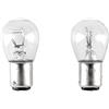 Cartrend Unitec 77848 luce freno lampadina di ricambio, P21, 5 W, 12 V, giallo chiaro, set di 2