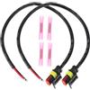 ECSiNG 2 Pezzi Connettore A 2 Pin Per Navigatore Satellitare Per Moto Compatibile Con Moto Guzzi Mandello Stelvio V100