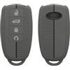 kwmobile Custodia Coprichiave Compatibile con Chery Omoda C5 / Jaecoo 7 / Tiggo 7 Pro 8 Pro / Arrizo 5 Cover - Copri Telecomando Chiave Auto - Copri Chiavi Macchina grigio / nero