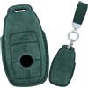 ontto Portachiavi auto adatto per Mercedes Benz A B C E G CLS GLB GLC GLE Class GLS W177 W213 W222 G63 X167 AMG Smart Key Case Portachiavi in pelle accessori verde