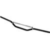A-Pro Manubrio Alluminio Moto Scooter ATV Cross Enduro Piega Bassa 22 mm Nero
