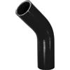 QUARKZMAN Tubo In Silicone Nero 1 Pz Per Liquido Refrigerante | Silicone, D.Int.40mm, L.102mm, Ang.45°, S.5mm, T.-60°C~300°C, P.1MPa, Per olio, freni, antigelo, aria calda/fredda.