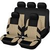 LZHIF Coprisedile Auto Set Completo per Hyundai i20 III (BC3/BI3) 2020 2021 2022 2023-2025, Orlo Elastico, Airbag Laterali Compatibili, Facile da Installare Cofano per Veicoli a 5 Posti