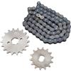 BOROCO Pignone Per Bici, Pignone Motore Anteriore 420 18T, Kit Corona 14T Per Catena da 60 Maglie Per Scooter Fai-da-te ATV Bici Moto Bicicletta