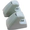 Generic 2 pezzi Supporto dell'aletta parasole Clip di fissaggio per GM Chevrolet Opel 95994975 per Cruze/Sonic/Spark Gancio per parasole Staffa di supporto Gancio Accessorio interno dell'automobile