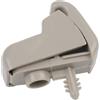 Vidonergy Staffa di montaggio per aletta parasole per Alfa Romeo 147 per Fiat con numero OEM 735344980, gancio in plastica ABS per interni grigi