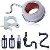 Adefol Filtro del Carburante Per Stihl MS251 MS231 MS231C MS251C Motosega Filtro del Carburante con Tubo dell'olio, Pompa dell'olio, Turbina, Sostituzione 1143 640 3201