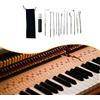 Kit di utensili per la regolazione del pianoforte con impugnatura combinata