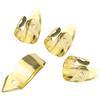 CAIONPLE Chitarra Finger Picks 3 puntate + 1 pollice in metallo regolabile Banjo Finger Style Pick Finger Protector