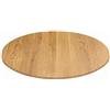 Fashion Commerce KONTE.DESIGN Piano per Tavolo SPARGI Rotondo Effetto Rovere Diametro 70 cm sp. 18 mm