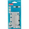 Makita Carta vetrata, 80 x 130 mm, 8 fori, grana 150, bianco