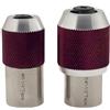 RiseNova Presa regolabile per rubinetto, resistente, adattatore per mandrino per rubinetti e bulloni da 3-12 mm, compatibile con attacco quadrato da 3/8, 2 pezzi (rosso)