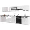 B BELINI GROUP Belini ITALIA 3 Mobile Cucina Completa Componibile 320cm Bianco Lucido | Cucina completa componibile, mobili pensili e bassi inclusi, montaggio facile