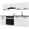 B BELINI GROUP Belini ITALIA 1 Mobile Cucina Completa Componibile 180cm Bianco Opaco | Cucina completa componibile, mobili pensili e bassi inclusi, montaggio facile
