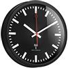 TFA Dostmann 60.3513 - Orologio da Parete radiocontrollato (Nero con batterie)
