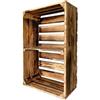 Generisch Cassette per frutta con tavola centrale, in legno, 60 x 40 x 20 cm