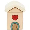 THUN - Scatola a Forma di Casetta in Ceramica Decorata a Mano - Linea Regali d'inverno - Idea Regalo Natale 2022-10,8x13x13 cm h