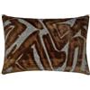 The HomeCentric Rame Velluto Copricuscino lombare 30x45 cm - Copper Strokes Lumbar
