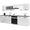 B BELINI GROUP Belini ITALIA 4 Mobile Cucina Completa Componibile 260cm Bianco Lucido | Cucina completa componibile, mobili pensili e bassi inclusi, montaggio facile
