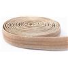 Yalulu 20 yards, elastico in silicone antiscivolo, punta in gomma antiscivolo, elastico per cucire indumenti (beige)