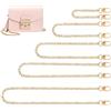 JIAC 5 Pezzi Catena per Borsa in Metallo Dorate 5 Misure 20/40/60/80/120 CM