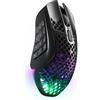 SteelSeries Aerox 9 Wireless - Mouse da gioco RGB traforato - Design ultraleggero e resistente all'acqua - 18 pulsanti - Bluetooth/2,4 Ghz - Sensore ottico TrueMove Air da 18K DPI