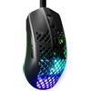 SteelSeries Aerox 3 - Mouse da gioco RGB traforato - Design ultraleggero e resistente all'acqua - Sensore ottico TrueMove Core da 8.500 DPI - Onyx