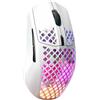 SteelSeries Aerox 3 Wireless - Mouse Gaming - RGB traforato - Design ultraleggero e resistente all'acqua - Sensore ottico TrueMove Air da 18K DPI - Snow
