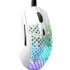 SteelSeries Aerox 3 - Mouse da gioco RGB traforato - Design ultraleggero e resistente all'acqua - Sensore ottico TrueMove Core da 8.500 DPI - Snow