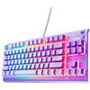 SteelSeries Apex 3 TKL - Tastiera Gaming Lavanda - Fattore di forma compatto senza tastierino - Illuminazione RGB a 8 zone - Resiste ad acqua e polvere - Switch da gaming super silenziosi - UK QWERTY