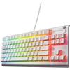 SteelSeries Apex 3 TKL - Tastiera Gaming Bianco - Fattore di forma compatto senza tastierino - Illuminazione RGB a 8 zone - Resiste ad acqua e polvere - Switch da gaming super silenziosi - US QWERTY