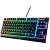 SteelSeries Apex 3 TKL, RGB tastiera da gaming , Fattore di forma compatto senza tastierino numerico studiato per gli eSport, Illuminazione RGB a 8 zone, Layout Americano QWERTY